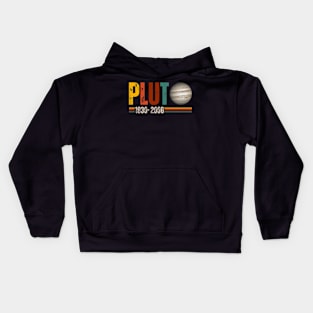 Retro Pluto 1930 - 2006 Kids Hoodie